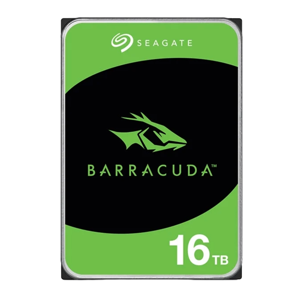Image of "16TB Seagate BarraCuda 3.5"" SATA III Hard Drive - 7200RPM, 512MB Cache"